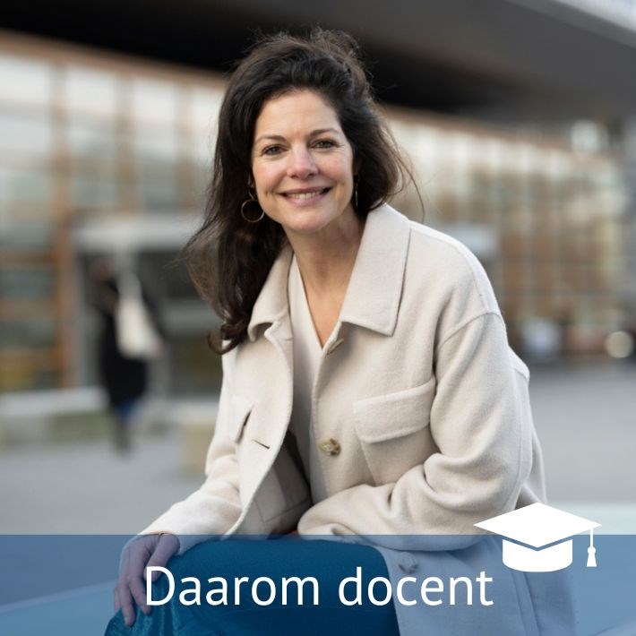 Danielle Cohen voor het LUMC