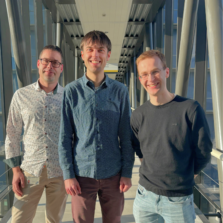 From left to right: researchers Wiep Klaas Smits, Sam Nooij and Quinten Ducarmon From left to right: researchers Wiep Klaas Smits, Sam Nooij and Quinten Ducarmon